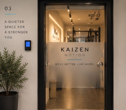 Entrance to Kaizen Motion at United House, Orchard