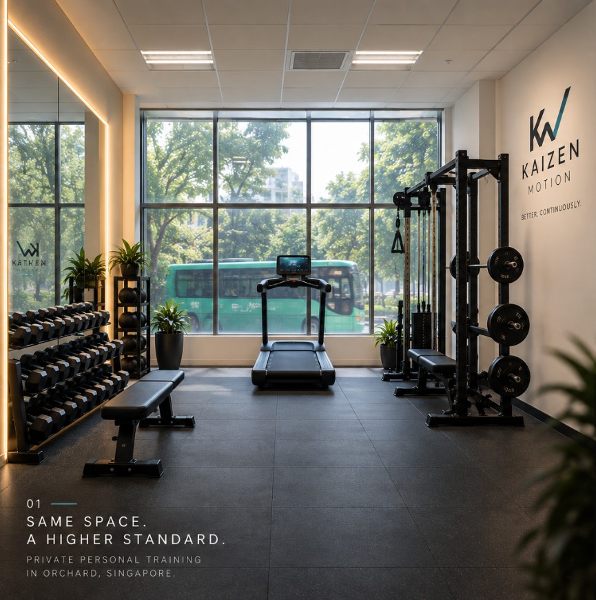 Kaizen Motion private personal training studio in Orchard, Singapore